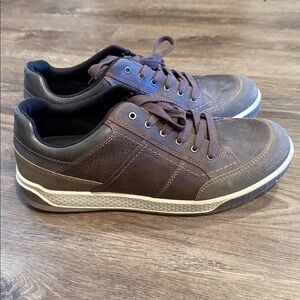 Earth Origins Mens Clifton Brown Lace-Up Casual Sneakers Shoes Size 10.5